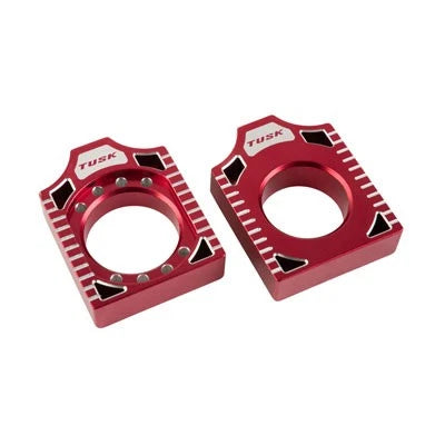 Tusk L01-306 Racing Axle Blocks Red