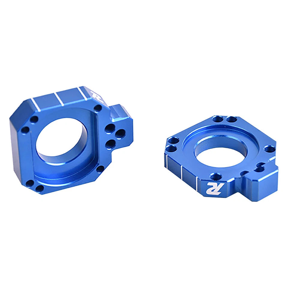 Ride Engineering KTM/Husky Billet Axle Blocks Blue