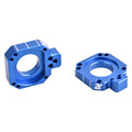 Ride Engineering KTM/Husky Billet Axle Blocks Blue