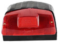 Tail Light Rear Brake Lamp for Lambretta GP DL W/ Bulbs & Holder ABS Black