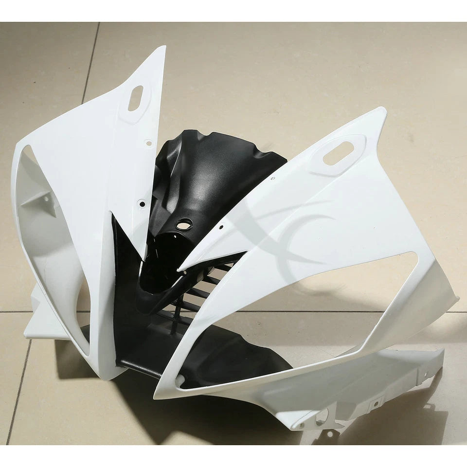 Unpainted White Upper Front Fairing Cowl Nose Fit For YAMAHA YZF R6 YZF-R6 06-07