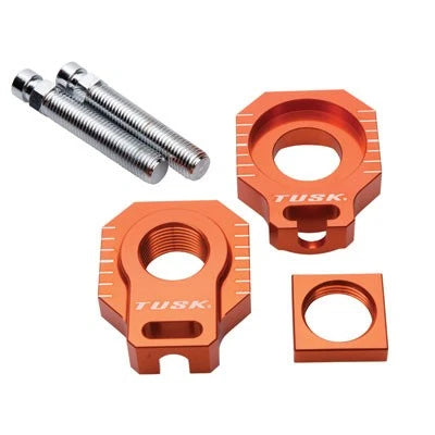 Tusk Racing Axle Block Orange For KTM 300 XC-W (E-Start) 2008-2018