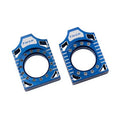 Tusk Racing Axle Block Blue For Yamaha WR250R 2008-2020