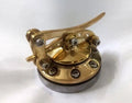 Custom gas fuel petrol tank cap lid brass cast Fit For Harley Bobber Chopper