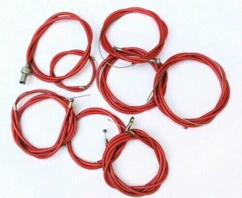 For Vespa PX LML Star Stella Complete Nylon Lined Friction Free Cable Kit