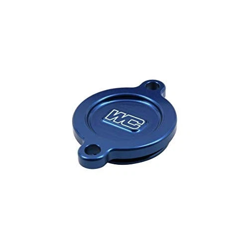 Works 27-110 Oil Filter Cover Blue For KTM/Husqvarna/Gas