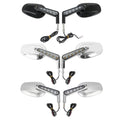 Rear View Mirrors LED Turn Signal For Harley Muscle V Rod V-ROD VRSCF 2009-2017