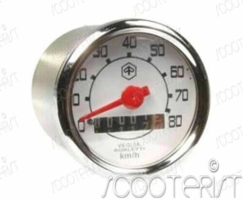 FOR Vespa 50 N R L Speedo48mm 0-80 Km Speedometer Small Frame PiaggioW/Bracket@v