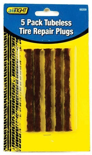 5 Pack,TUBELESS Tire Rep Plg