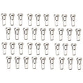 Tusk NPK-Q4-076e73-19aa05 Impact Wheel Replacement Spoke Nipple Kit Rear Silver