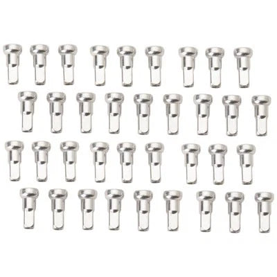 Tusk NPK-Q4-076e73-19aa05 Impact Wheel Replacement Spoke Nipple Kit Rear Silver