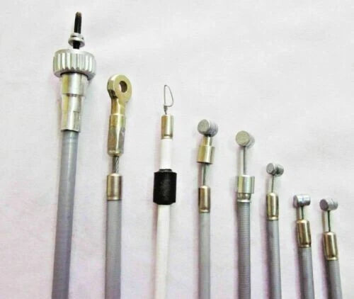 Cable Inner Outer Kit Set For Vespa P PE PX LML Star Stella (Non-Disc Models)