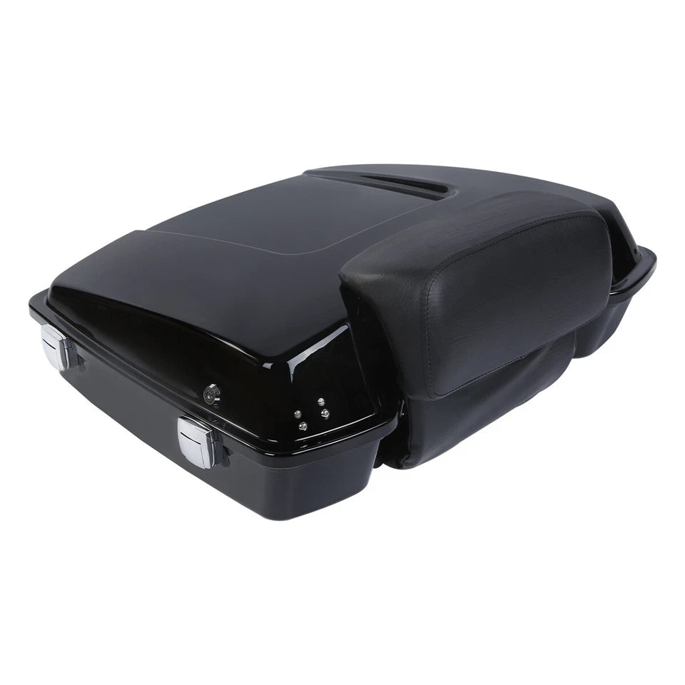 Painted Razor Trunk &Pad Fit For Harley Touring Street Electra Glide 97-13