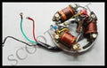 FOR Vespa Stator Plate Assy 6V 5 Wire Point Type Vbb VN VM VL 150 Super Sprint