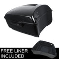 13.7" King Trunk W/ Black Latch Fit For Harley Touring Electra Glide 2014-2025