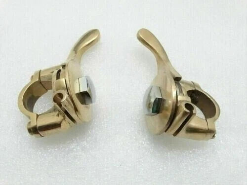 7/8" Handlebar Flat Choke Lever Right & Left Side Brass For Universal