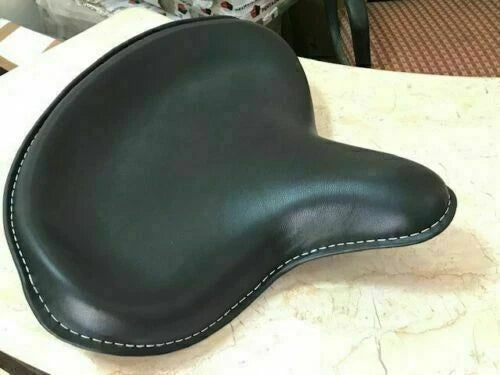 Genuine Leather Solo Seat Fit Harley Wla Wlc Vl Ul El Wl Knucklehead Flathed @LS
