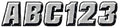 Hardline SIBLK500 2" Letter & Number Kit Silver / Black