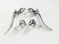 Universal Vintage /Classic Motorcycle Chrome Brass Lever Set + Choke Levers 7/8"