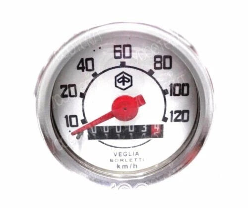For Vespa 50 Nrl Speedo 48mm 0-120Km Speedometer Small Frame Piaggio W/Bracket@v