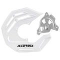 Acerbis 1987660086 X-Future Front Disc Cover with Mounting Kit White