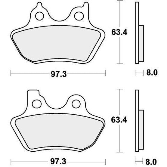 SBS Brake Pads SBS 826H.HS
