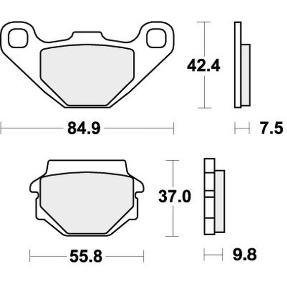 SBS Brake Pads SBS 546RSI