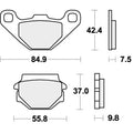 SBS Brake Pads SBS 546RSI