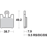 SBS Brake Pads 788HS, image 2 of 2