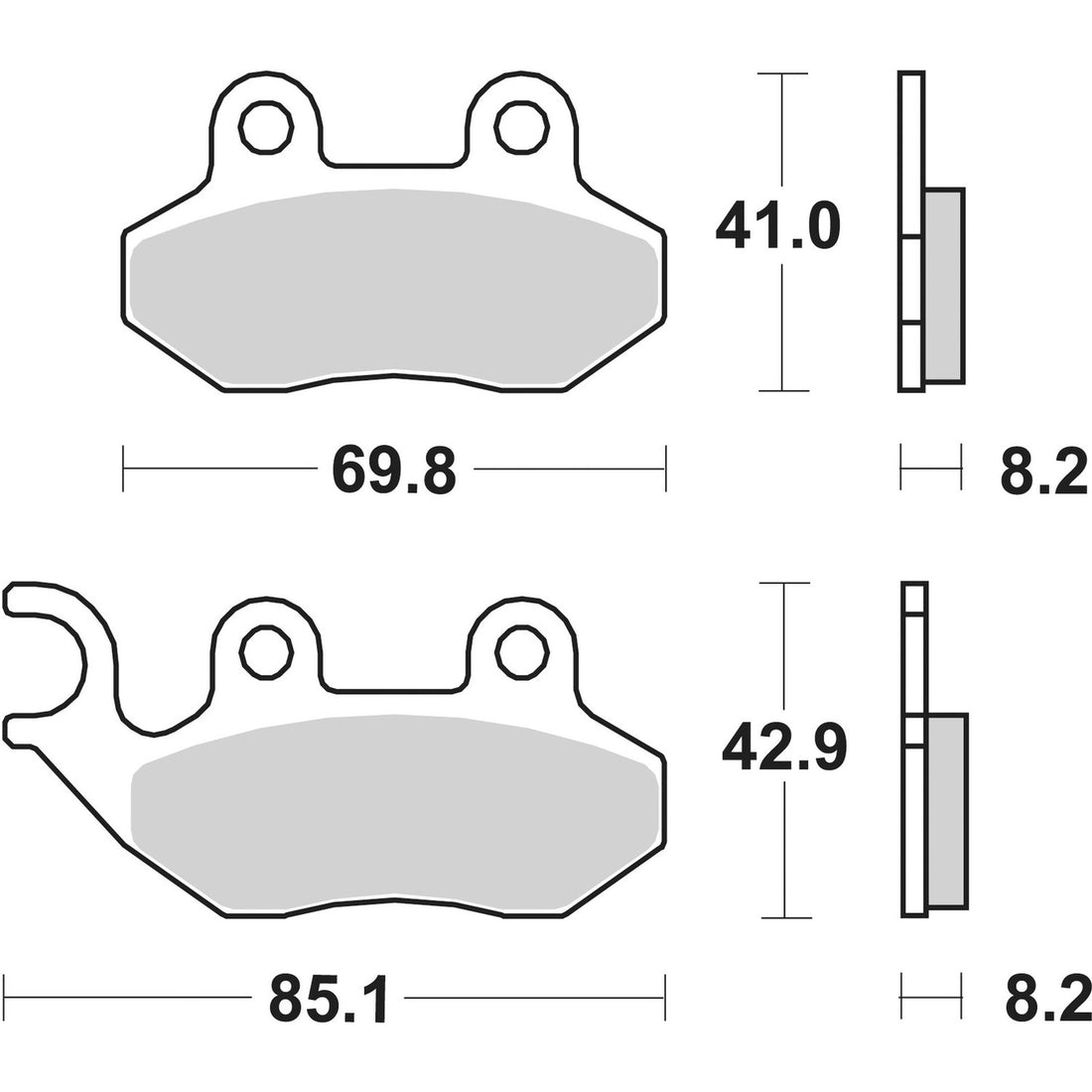 SBS Brake Pads SBS 140CT