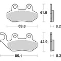 SBS Brake Pads SBS 140CT