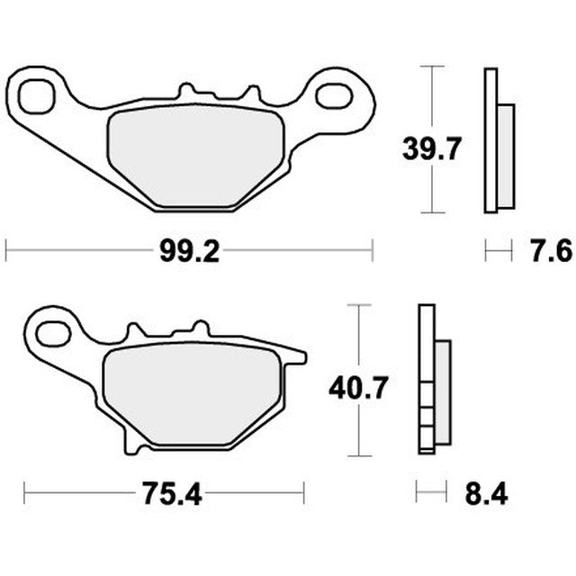 SBS Brake Pads SBS 702SI