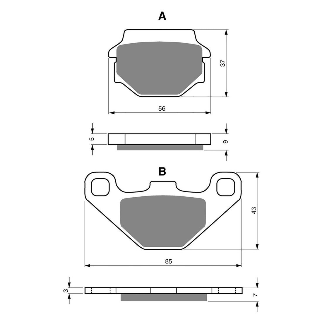 Brake Pads GF084-C19