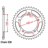 Supersprox Sprocket CMS11S-41F-44, image 2 of 2