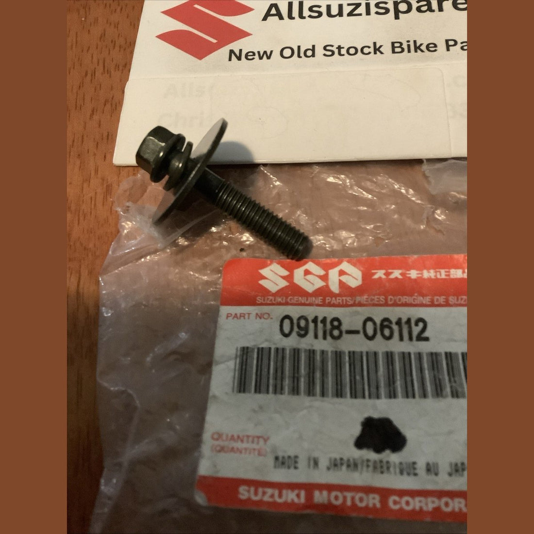 Suzuki Bolt 09118-06112